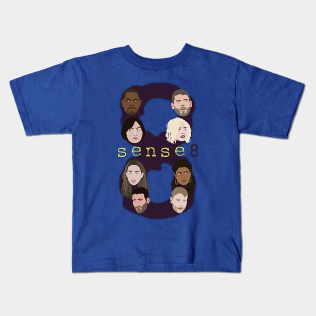 Sense8 Kids T-Shirt by RafaDiaz